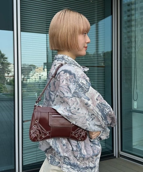 Hazukiさんの「BEAMS WOMEN｜総柄 ウェイディングブルゾン」を使ったコーディネート