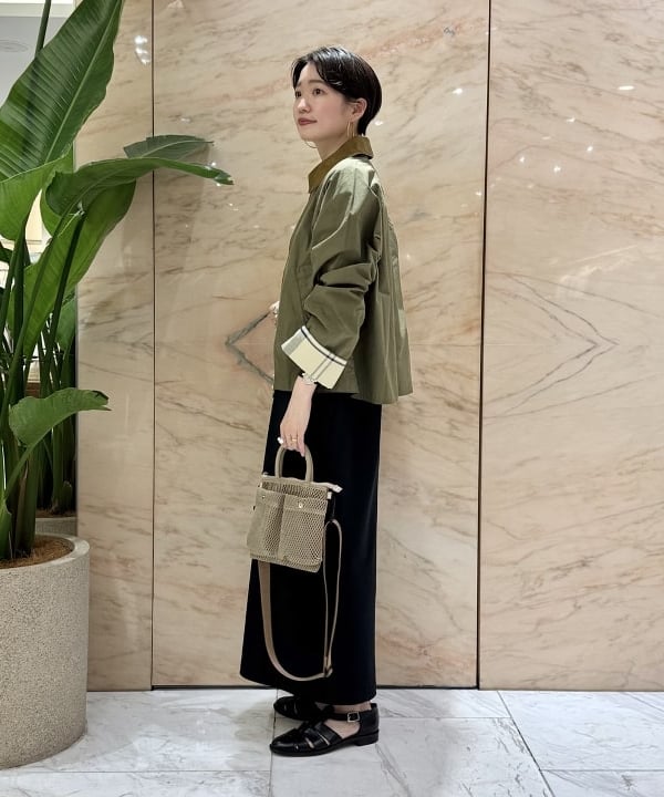 SANOさんの「BEAMS WOMEN｜NOMADIS / HELMET MESH Petit ショルダーバッグ」を使ったコーディネート