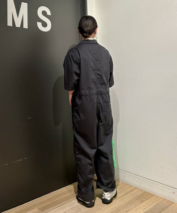 早川 萌子さんの「BEAMS WOMEN｜ポリエステル コットン ツイル ショート スリーブ オールインワン」を使ったコーディネート