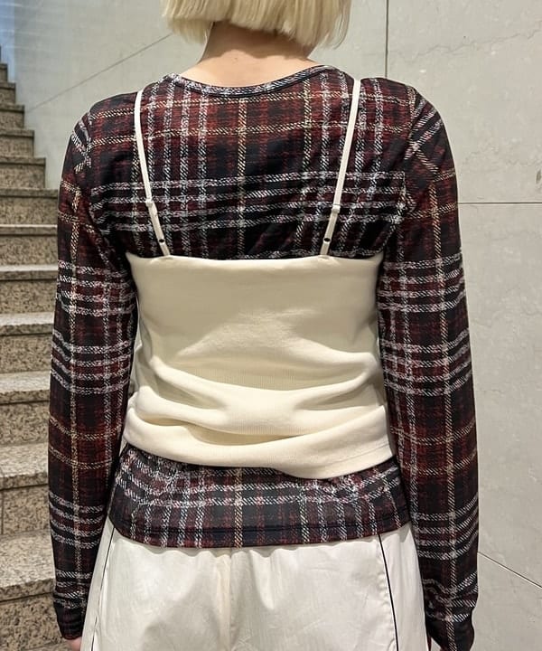 あさひさんの「BEAMS WOMEN｜シアー プリント クルーネック Tシャツ」を使ったコーディネート