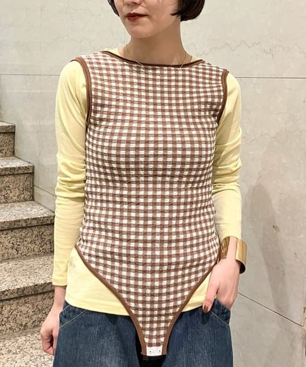 多田 日奈子さんの「BEAMS WOMEN｜rus / KOI ボディ スーツ」を使ったコーディネート