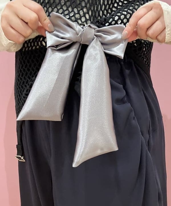 晶さんの「BEAMS WOMEN｜サテン リボン クリップ」を使ったコーディネート