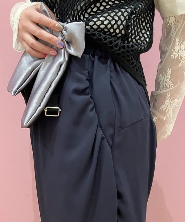 晶さんの「BEAMS WOMEN｜サテン リボン クリップ」を使ったコーディネート