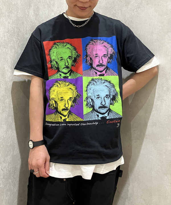 土田 達也さんの「BEAMS WOMEN｜Atlas Screen Printing / Einstein Tee」を使ったコーディネート