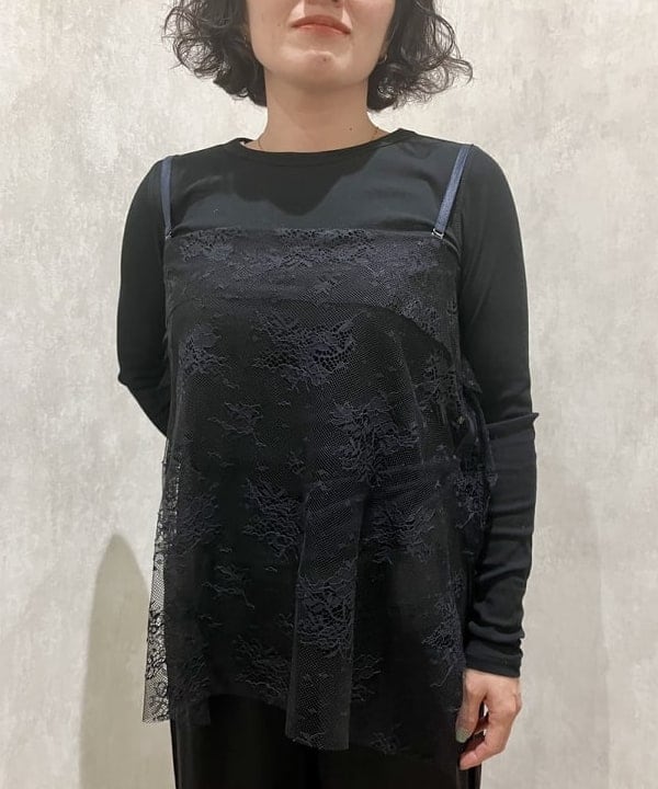 坂本 有佳子さんの「BEAMS WOMEN｜maturely / トリコット シフォン レース キャミソール」を使ったコーディネート
