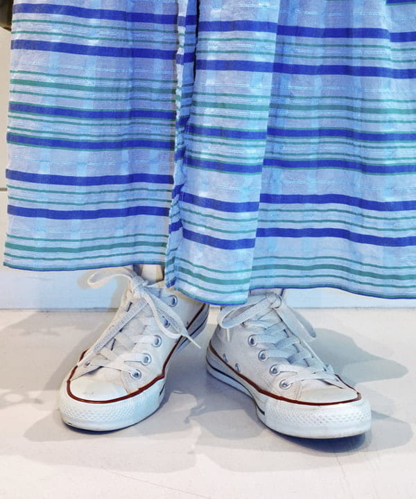 Joさんの「BEAMS WOMEN｜ストライプ キャミ ワンピース」を使ったコーディネート