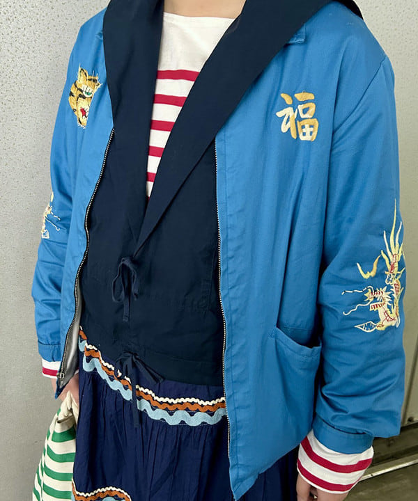 Kyooka Sayakaさんの「BEAMS WOMEN｜セーラー カラー ベスト」を使ったコーディネート
