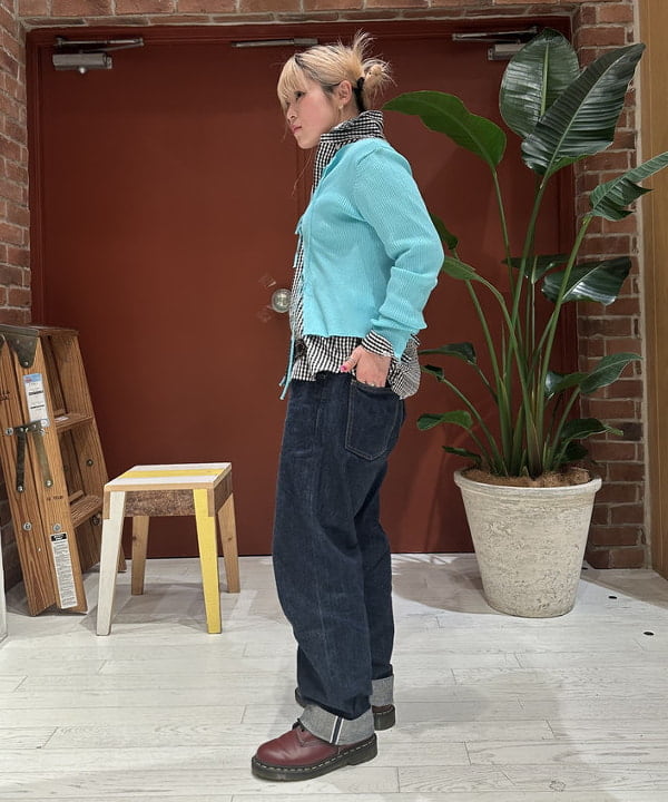 竹村 澄玲さんの「BEAMS WOMEN｜100/2 ギンガムチェック ボタンダウン シャツ NEW」を使ったコーディネート