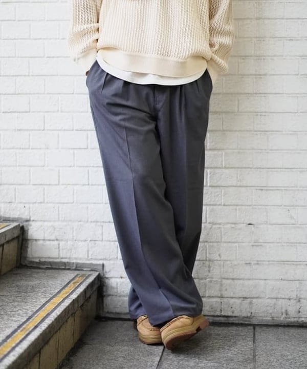 SUDOさんの「BEAMS WOMEN｜ワイドフィット 4ポケット レザー ブルゾン」を使ったコーディネート