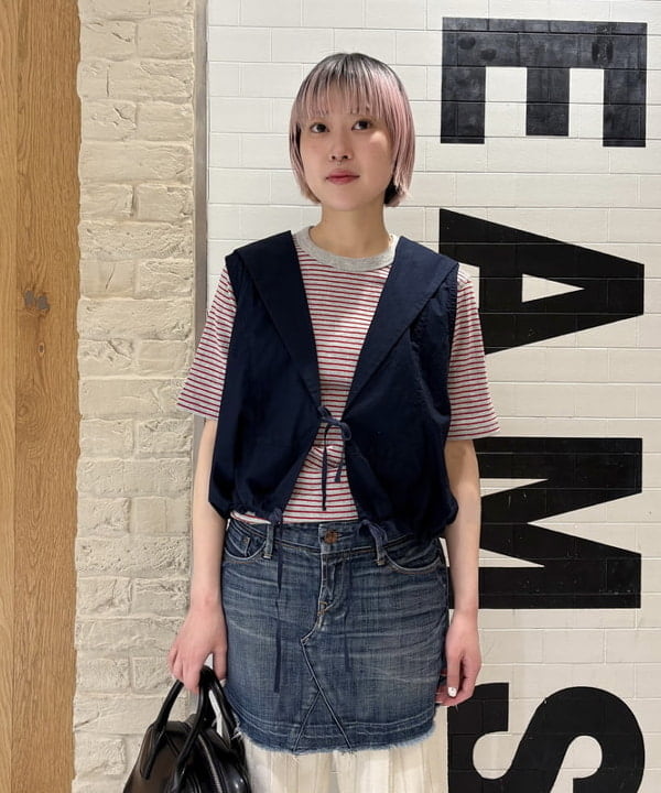 amaさんの「BEAMS WOMEN｜スクエア ボストンバッグ」を使ったコーディネート
