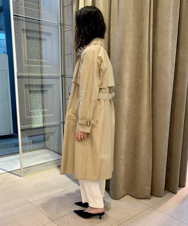松元 晴佳さんの「BEAMS WOMEN｜ライト トレンチコート」を使ったコーディネート