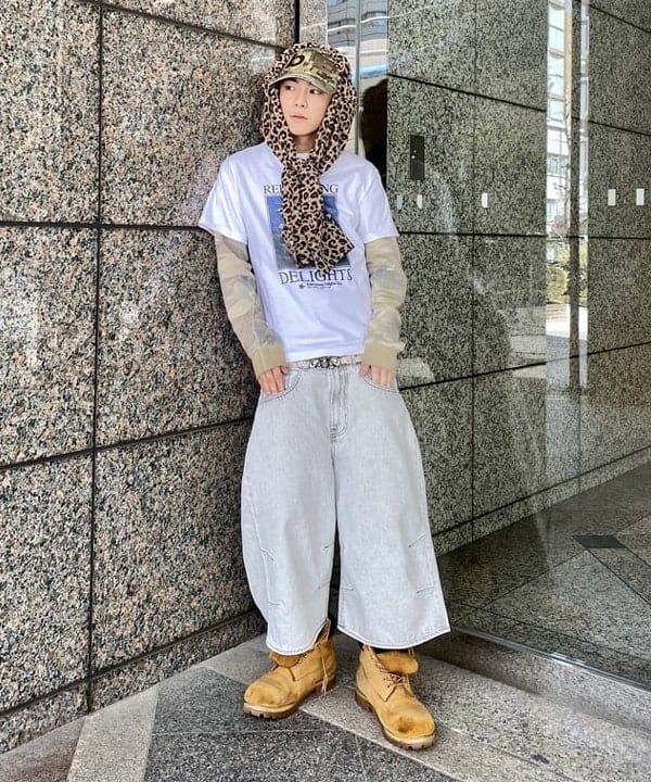 はるひむさんの「BEAMS WOMEN｜5ポケット クウォーターレングス ワイドデニム」を使ったコーディネート