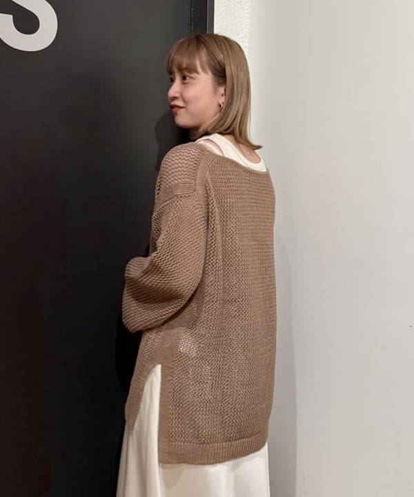 Ito_ririkaさんの「BEAMS WOMEN｜ギマコットン ロングスリーブ プルオーバー」を使ったコーディネート
