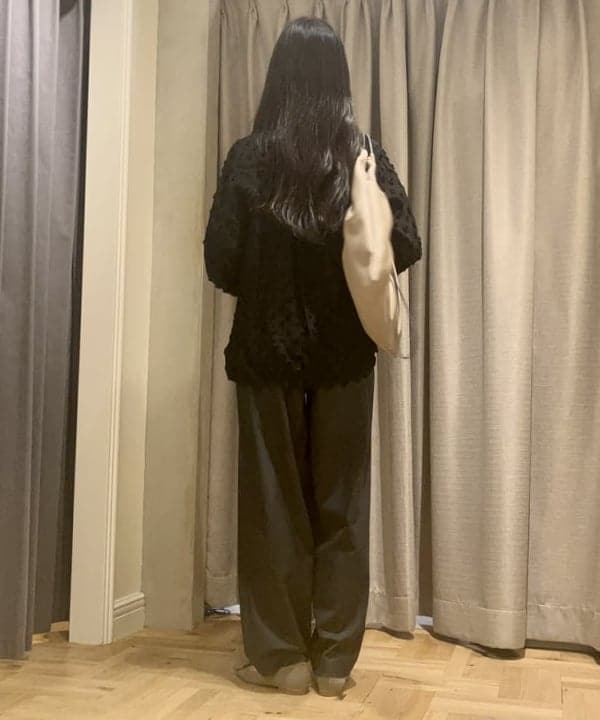 りえさんの「BEAMS WOMEN｜ドット ジャカード ブラウス＊」を使ったコーディネート
