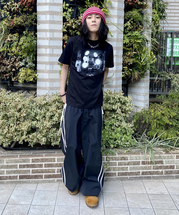 はるひむさんの「BEAMS WOMEN｜maturely / ジャン=リュック・ゴダール プリント Tシャツ」を使ったコーディネート