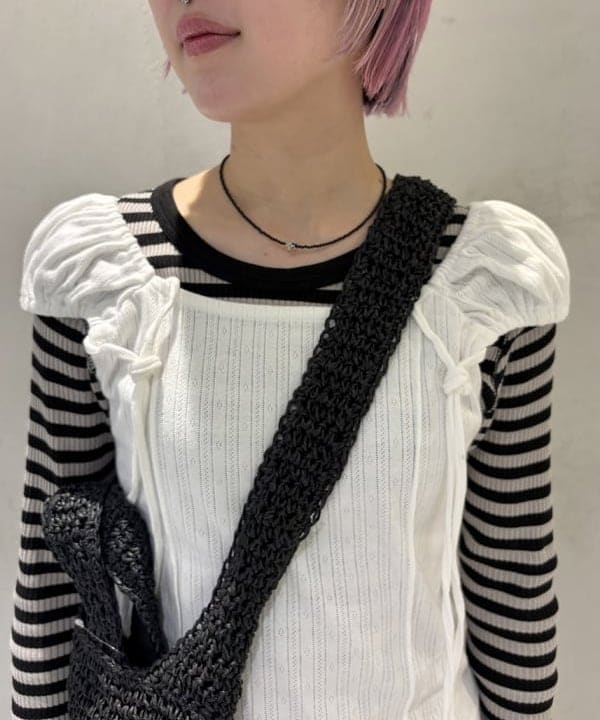 amaさんの「BEAMS WOMEN｜スター ストーン ネックレス」を使ったコーディネート