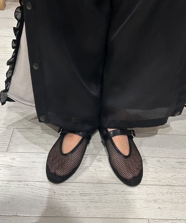 リズさんの「BEAMS WOMEN｜maturely / トリコット シフォン レース キャミソール」を使ったコーディネート
