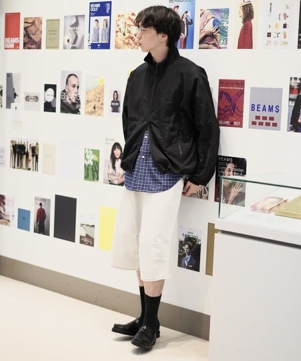 SUDOさんの「BEAMS WOMEN｜クレイジー トラックトップ ブルゾン」を使ったコーディネート