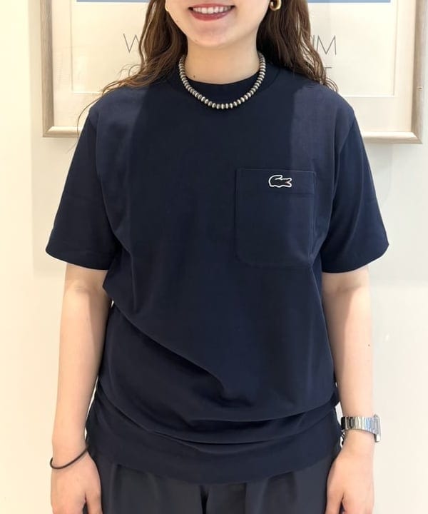 カスタニ モモノさんの「BEAMS WOMEN｜シアサッカー フリル ストール」を使ったコーディネート