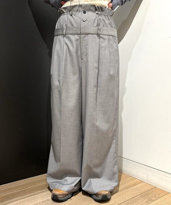 sakuraさんの「BEAMS WOMEN｜Ray BEAMS / ダブル ウエスト ワイドパンツ」を使ったコーディネート
