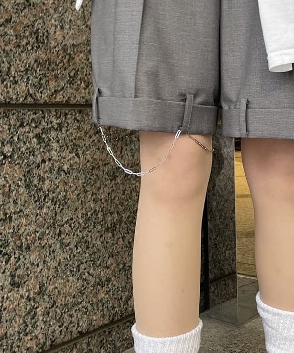 加歩さんの「BEAMS WOMEN｜1タック ワイド ハーフパンツ」を使ったコーディネート
