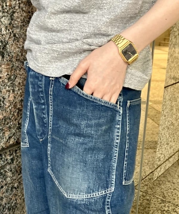 小原 もこさんの「BEAMS WOMEN｜WAREHOUSE & CO. / 別注 ステンシル13 Tシャツ」を使ったコーディネート