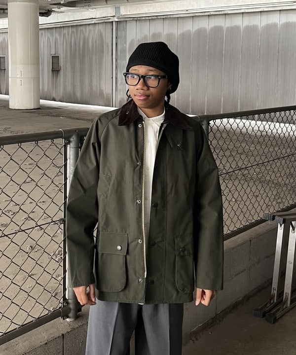 NADEL ナデールさんの「BEAMS WOMEN｜【別注】Barbour / BEDALE 2Layer Classic Fit」を使ったコーディネート