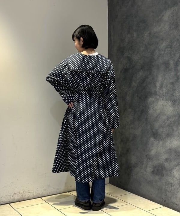 葵さんの「BEAMS WOMEN｜ドット セーラー カラー ワンピース」を使ったコーディネート