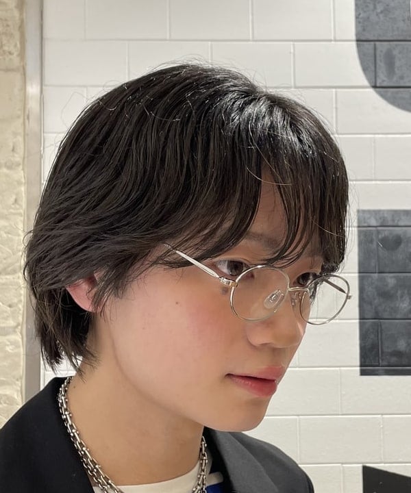 マツミヤさんの「BEAMS WOMEN｜NOEYEDIA / メガネ NE454 オプティカル」を使ったコーディネート