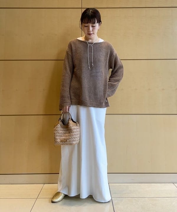 SAKAIさんの「BEAMS WOMEN｜ギマコットン ロングスリーブ プルオーバー」を使ったコーディネート