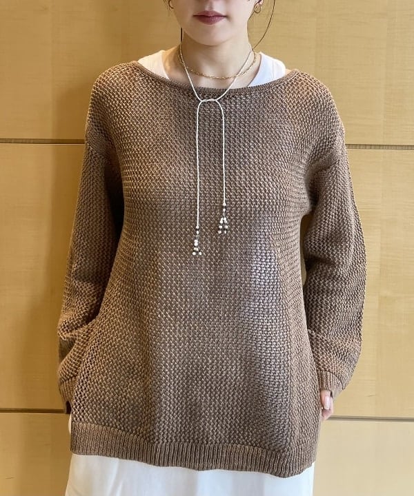 SAKAIさんの「BEAMS WOMEN｜ギマコットン ロングスリーブ プルオーバー」を使ったコーディネート