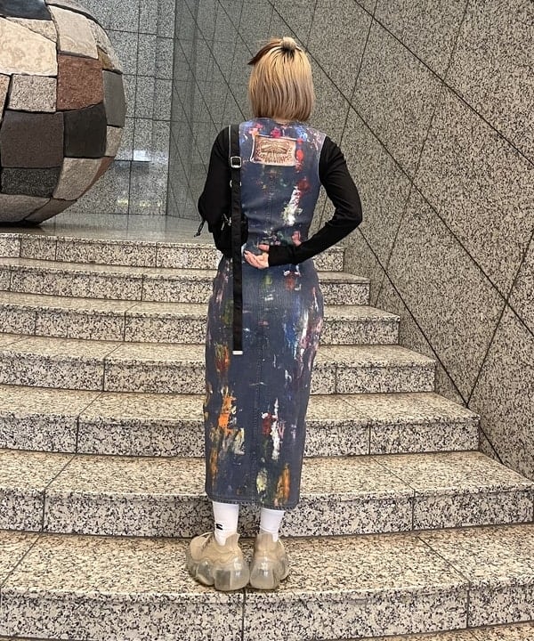 まゆちゃんさんの「BEAMS WOMEN｜テレコ リブ クルーネック トップス」を使ったコーディネート