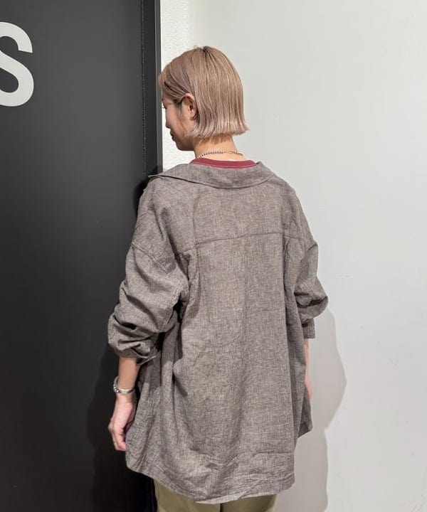 Kaoru Sakumaさんの「BEAMS WOMEN｜ストライプ チェック ビッグ ジャケット」を使ったコーディネート