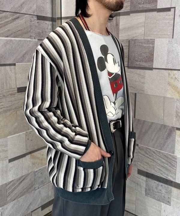 佐々木 祐太さんの「【別注】REMI RELIEF / Cotton Kanoko Cardigan Stripe」を使ったコーディネート