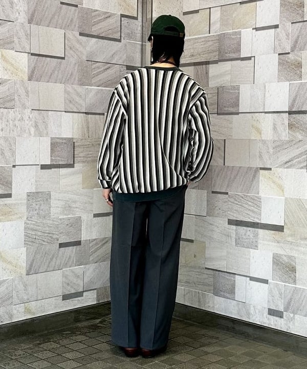 佐々木 祐太さんの「【別注】REMI RELIEF / Cotton Kanoko Cardigan Stripe」を使ったコーディネート
