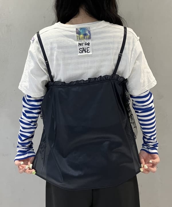 須賀さんの「BEAMS WOMEN｜BEAMS BOY / フライス 1cm ボーダー」を使ったコーディネート