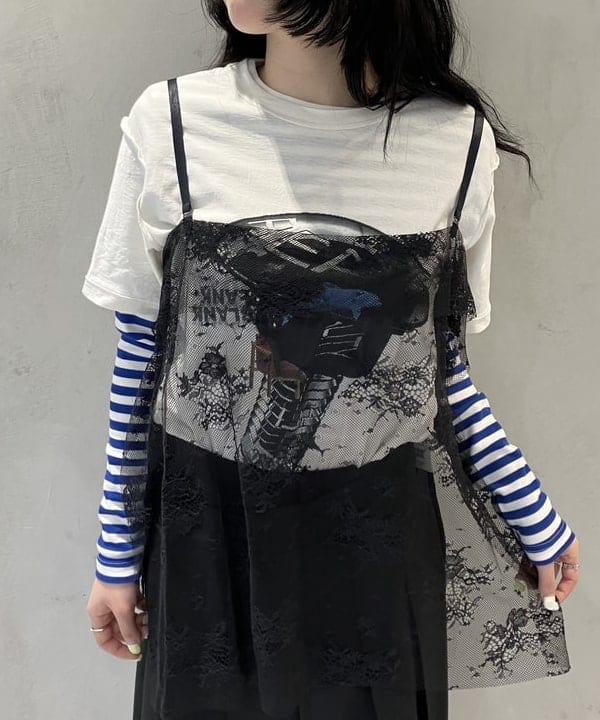 須賀さんの「BEAMS WOMEN｜BEAMS BOY / フライス 1cm ボーダー」を使ったコーディネート