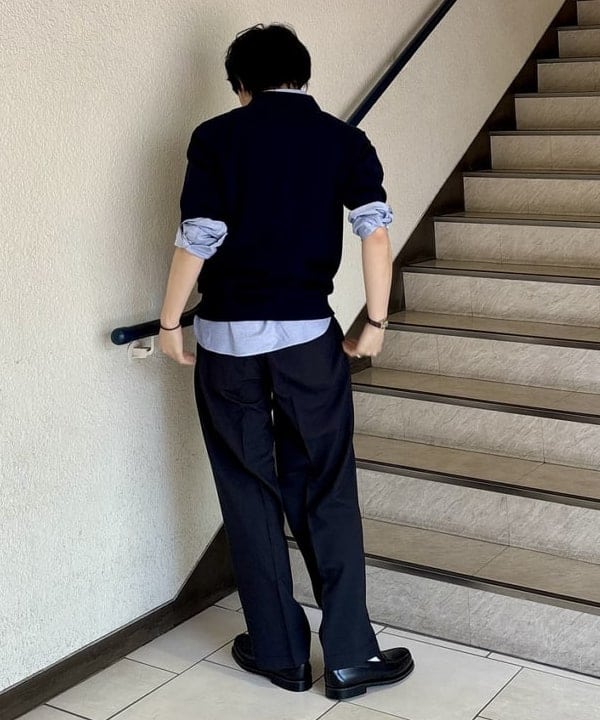 秋元 亮汰さんの「【別注】FRED PERRY / ハーフジップ ニットポロ」を使ったコーディネート
