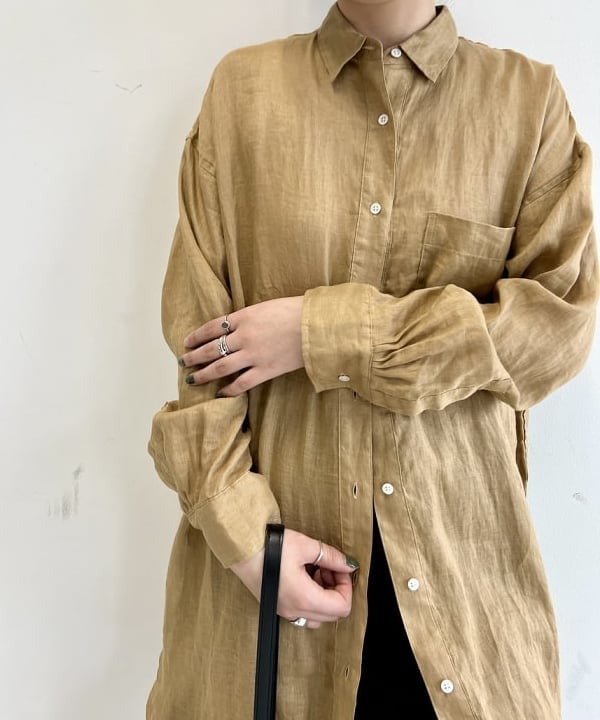 中丸　栞さんの「BEAMS WOMEN｜LA TESORINA / SECCHIERO バケツバッグ」を使ったコーディネート