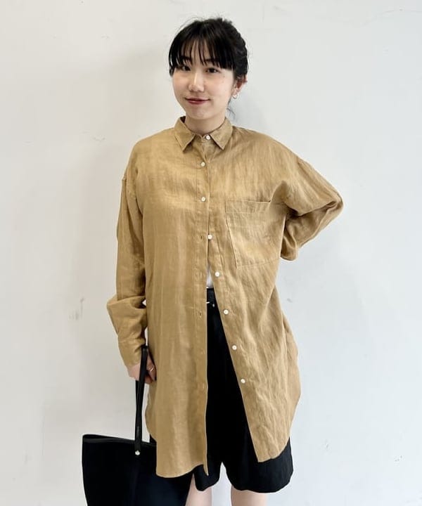 中丸　栞さんの「BEAMS WOMEN｜LA TESORINA / SECCHIERO バケツバッグ」を使ったコーディネート