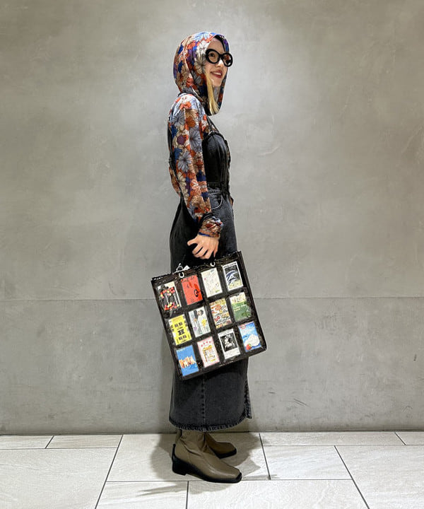 ササキさんの「BEAMS WOMEN｜デニム ジップ キャミ ワンピース」を使ったコーディネート