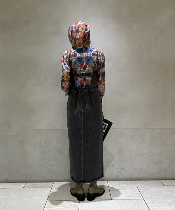 ササキさんの「BEAMS WOMEN｜デニム ジップ キャミ ワンピース」を使ったコーディネート