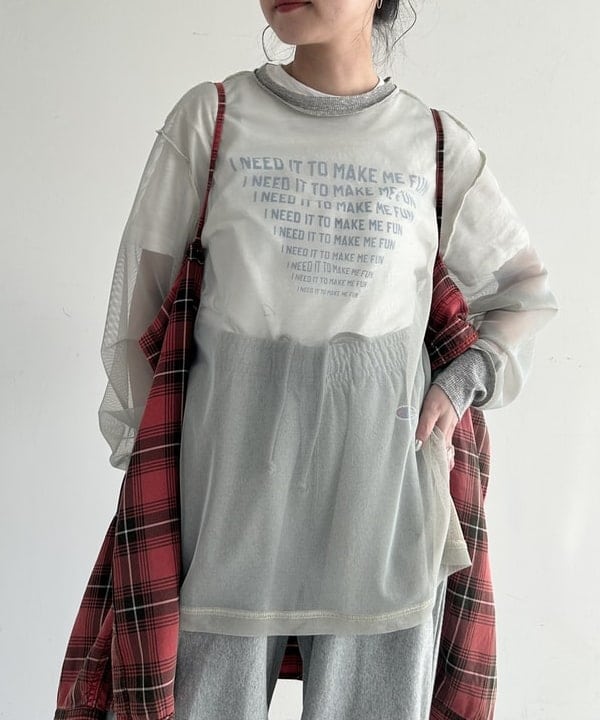 清水 彩乃さんの「BEAMS WOMEN｜maturely / レーヨン ブリーチ チェック シャツ」を使ったコーディネート