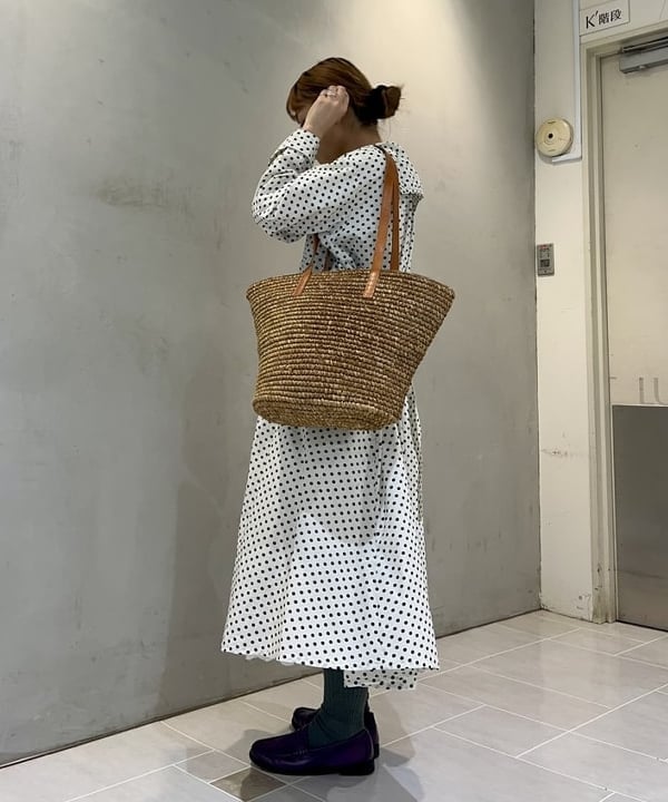 ナツハさんの「BEAMS WOMEN｜ドット セーラー カラー ワンピース」を使ったコーディネート