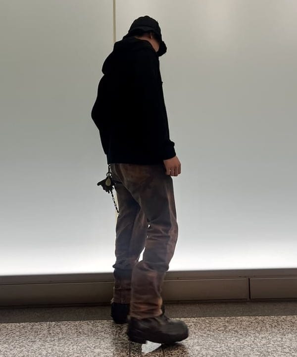 ムファサさんの「BEAMS WOMEN｜【別注】GRILLO / キャンバス バケット ハット」を使ったコーディネート