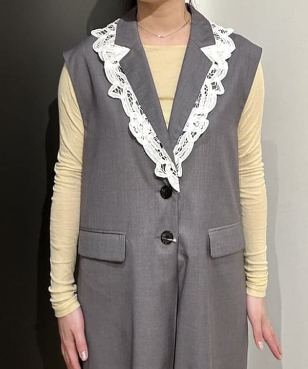 早川 萌子さんの「BEAMS WOMEN｜RBS / バテン レース トリム サロペット」を使ったコーディネート