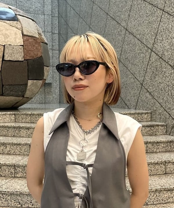 まゆちゃんさんの「BEAMS WOMEN｜RBS / ホルターネック ジレ」を使ったコーディネート