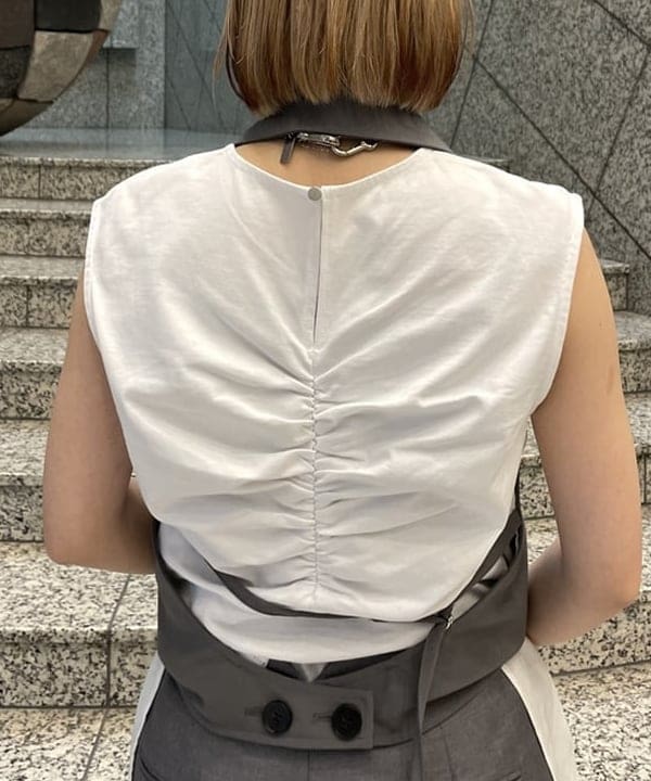 まゆちゃんさんの「BEAMS WOMEN｜RBS / ホルターネック ジレ」を使ったコーディネート