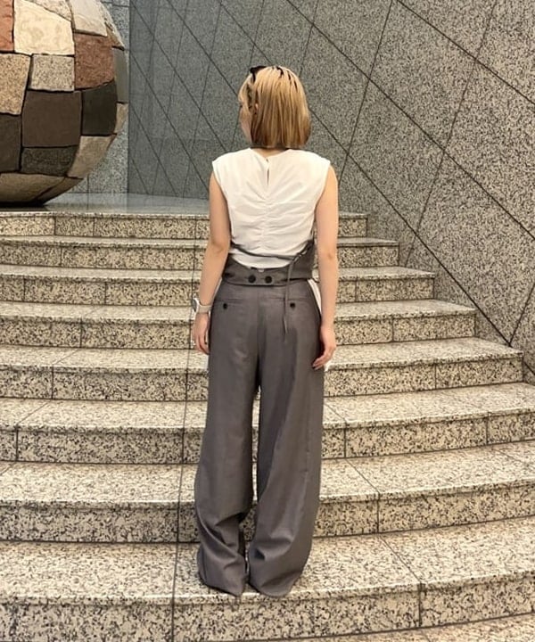 まゆちゃんさんの「BEAMS WOMEN｜RBS / ホルターネック ジレ」を使ったコーディネート