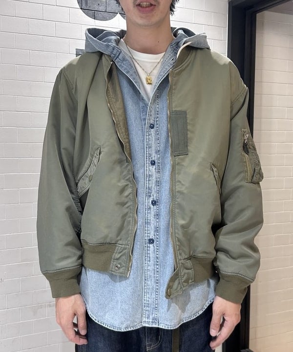rogiさんの「BEAMS WOMEN｜シャンブレー フードシャツ」を使ったコーディネート